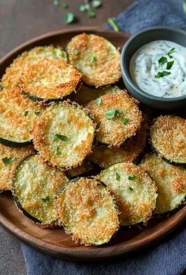 Crispy Baked Zucchini Chips