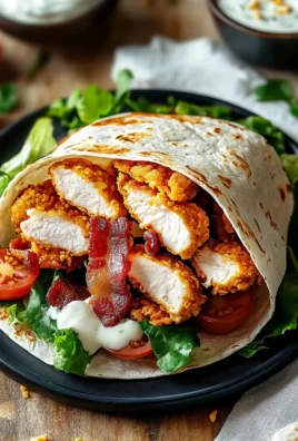 Crispy Chicken Bacon Ranch Wrap