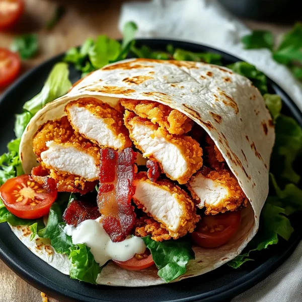 Crispy Chicken Bacon Ranch Wrap