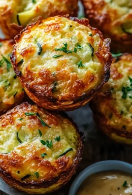 Crispy Parmesan Zucchini Potato Muffins