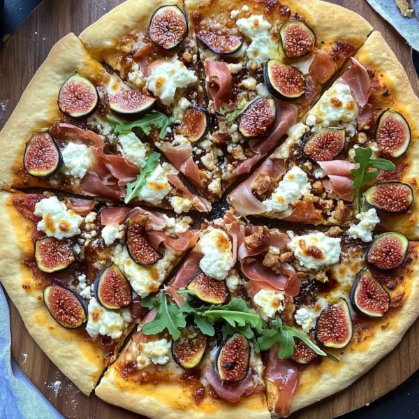 Easy 20-Minute Fig Jam Pizza with Goat Cheese and Prosciutto