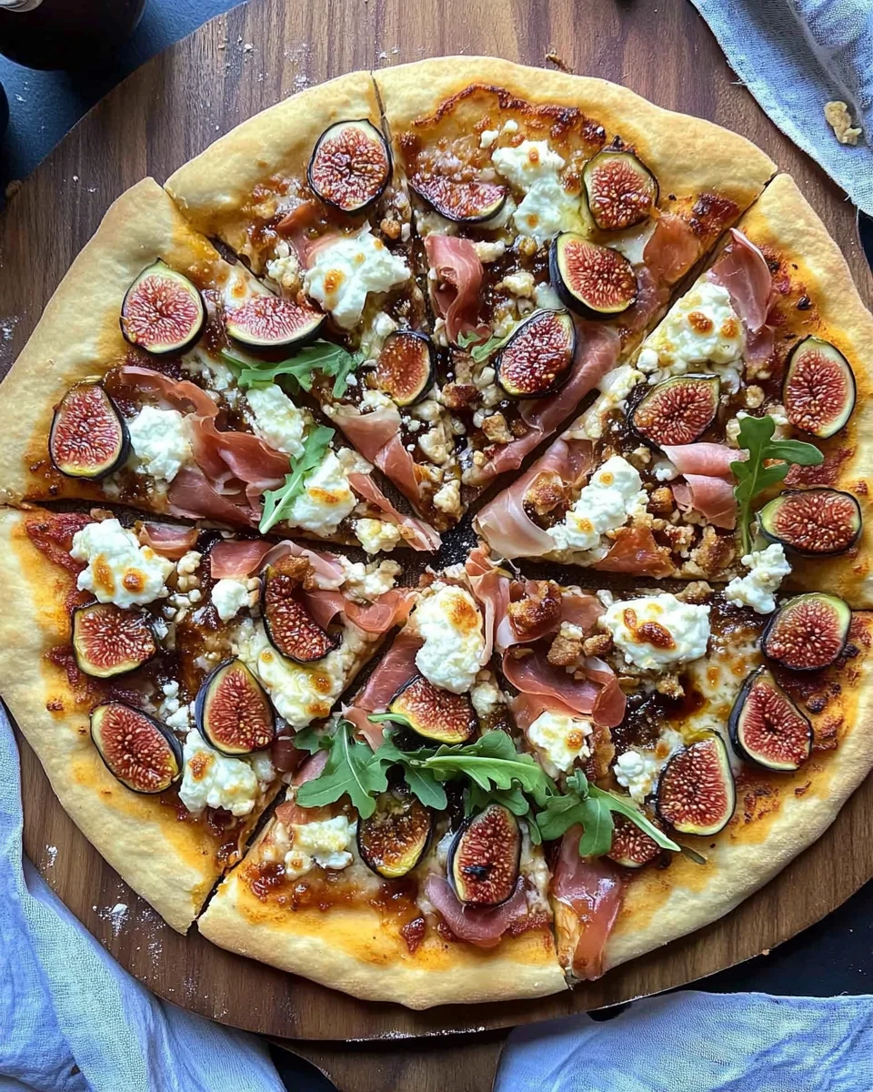 Easy 20-Minute Fig Jam Pizza with Goat Cheese and Prosciutto
