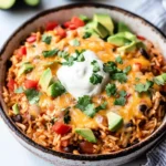 Easy Chicken Burrito Casserole