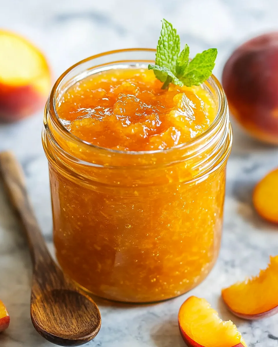 Easy Homemade Peach Jam Recipe (No Pectin)
