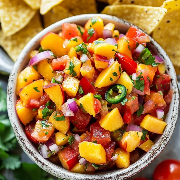 Fresh Peach Salsa