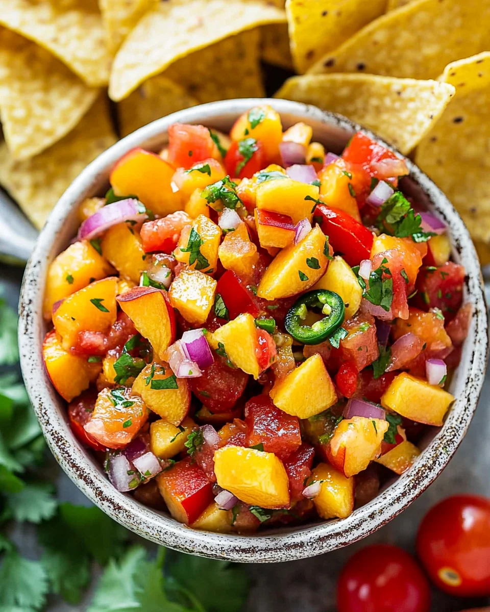 Fresh Peach Salsa