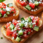 Garden Fresh Mediterranean Bruschetta