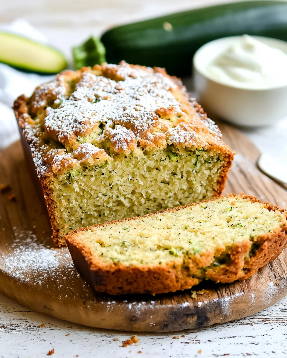 Greek Yogurt Zucchini Bread
