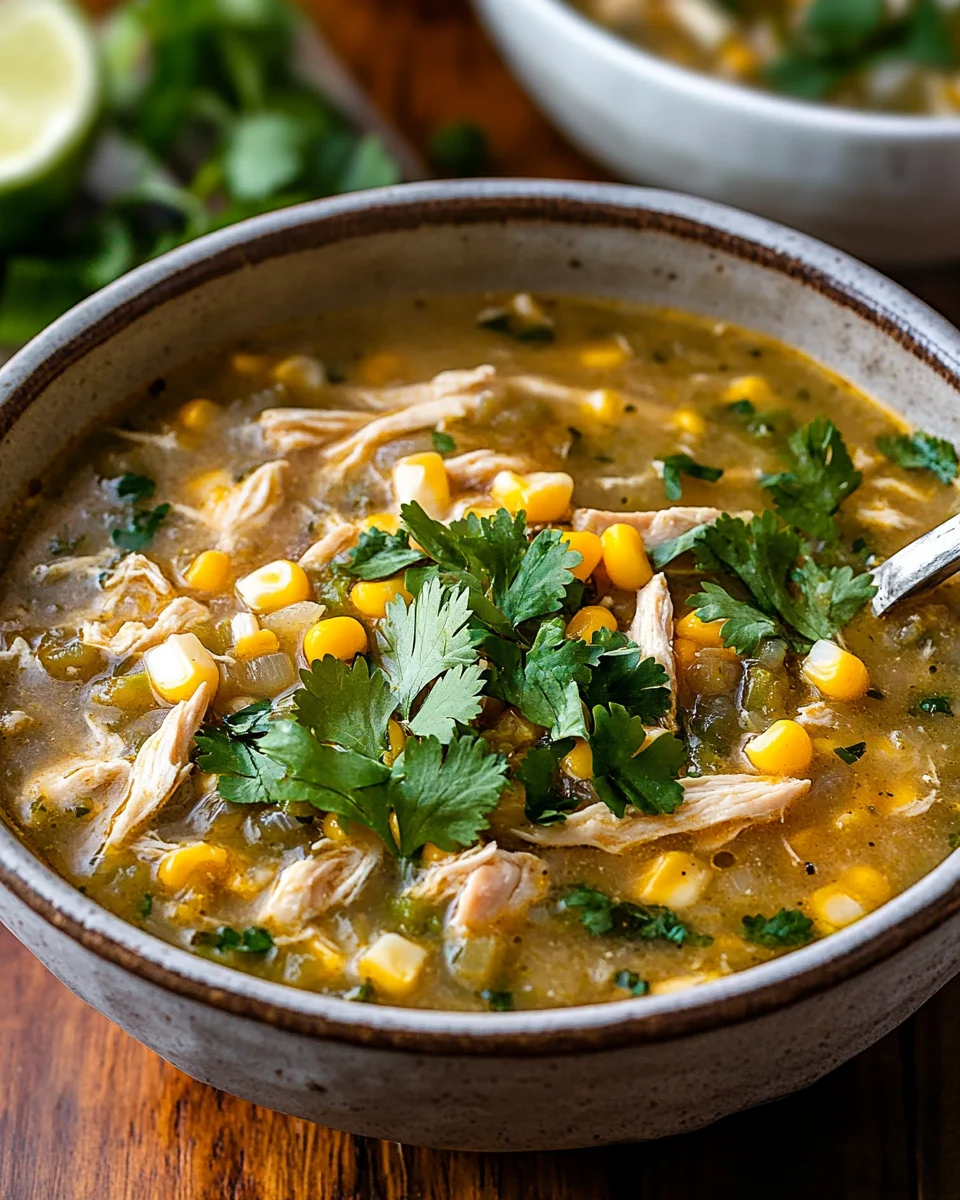 Green Chile Chicken Stew