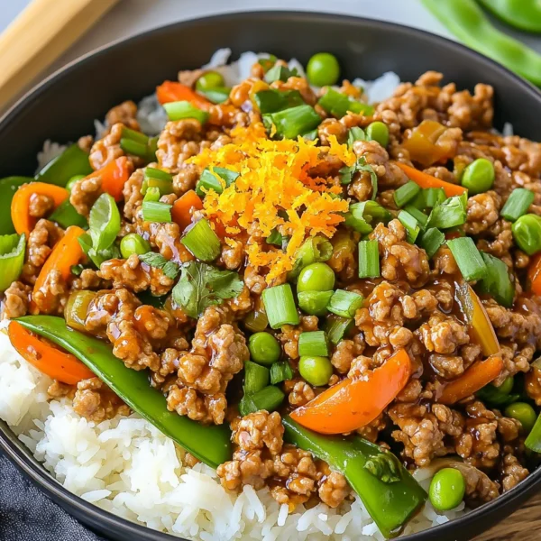 Ground Turkey Teriyaki Stir Fry
