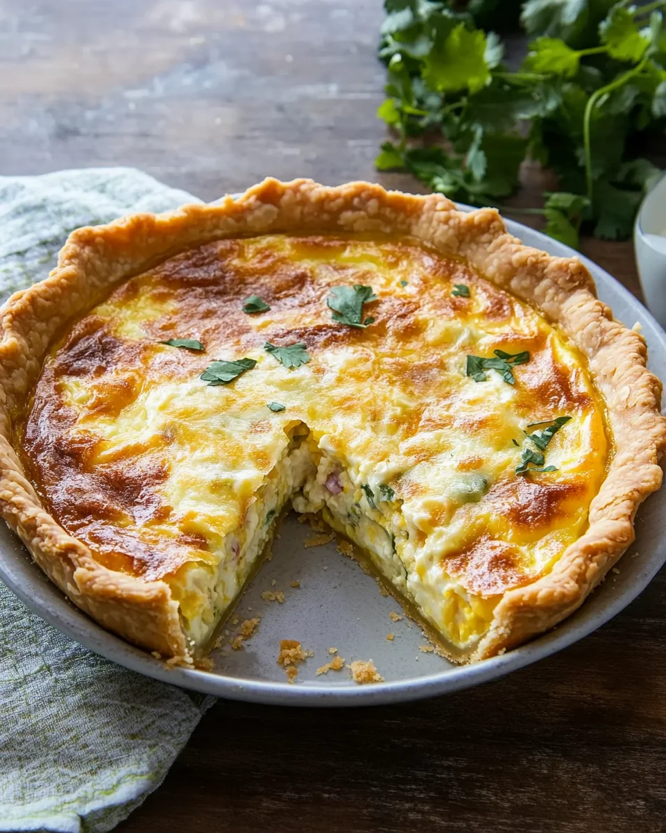 Hatch Green Chile Quiche