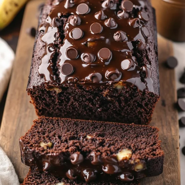 Healthy Chocolate Banana Bread