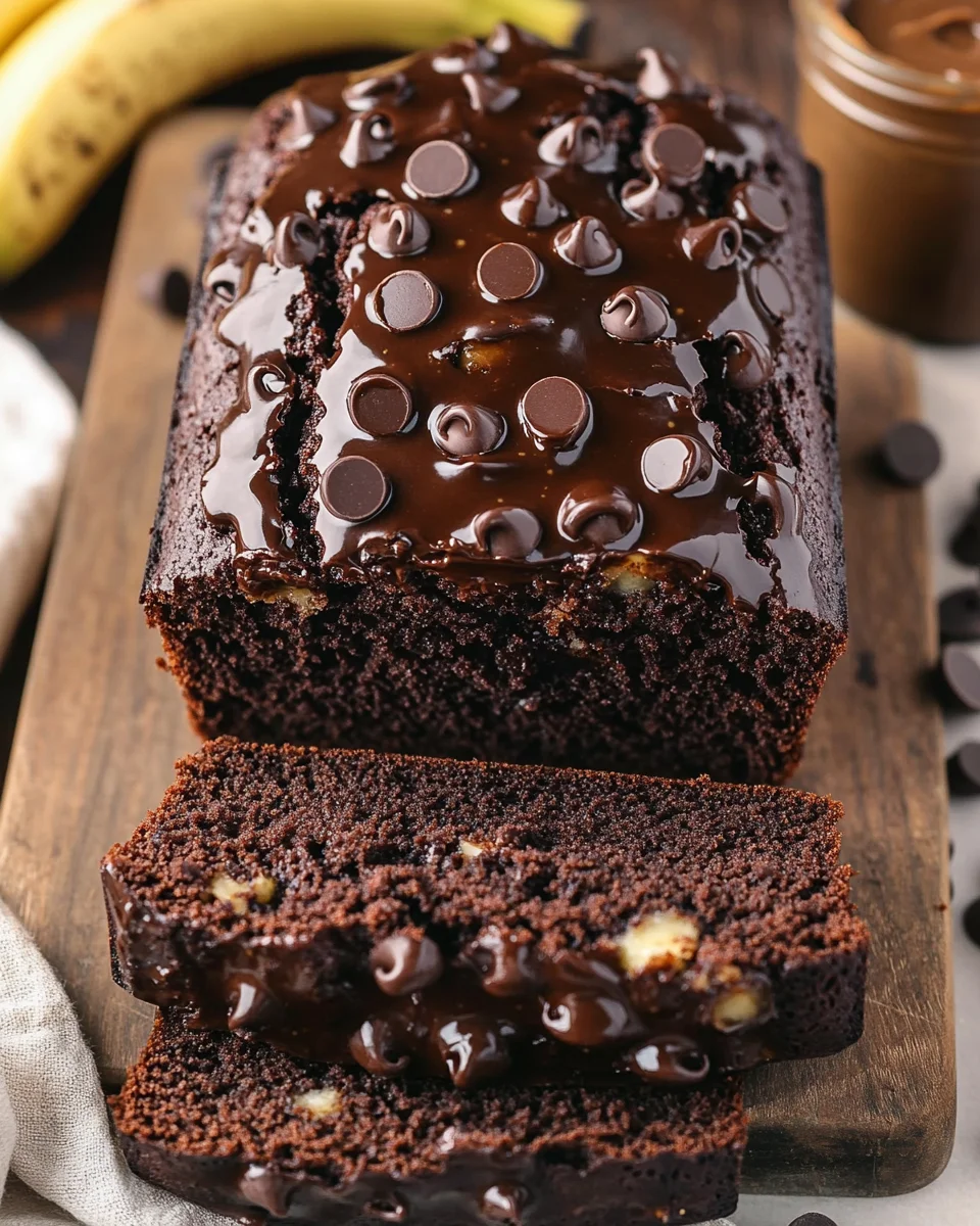 Healthy Chocolate Banana Bread