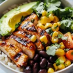 Honey Chipotle Chicken Rice Bowls