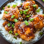 Honey Garlic Slow Cooker Chicken Thighs