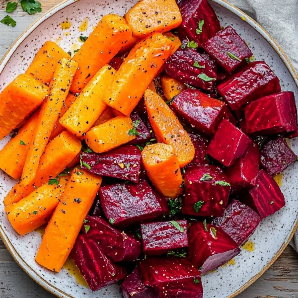 Honey Roasted Beets & Carrots