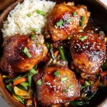 Honey Soy Baked Chicken Thighs