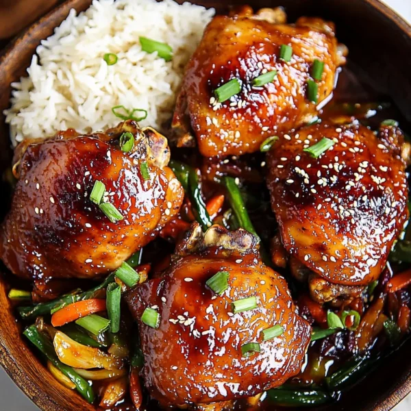 Honey Soy Baked Chicken Thighs