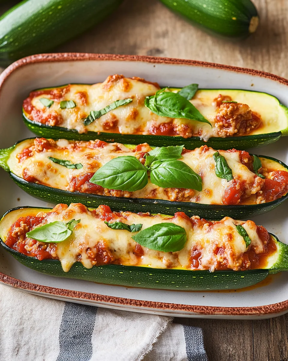 Keto Chicken Parmesan Zucchini Boats (Easy & Healthy!)