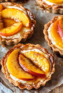 Mini Peach and Cream Cheese Tarts