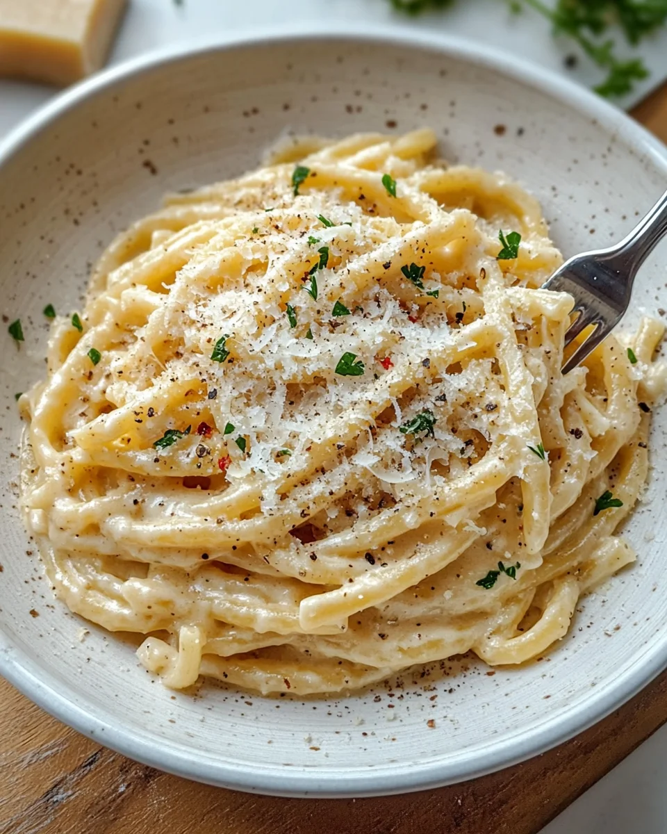 One Pot Creamy Garlic Pasta (Just 20 Minutes!)