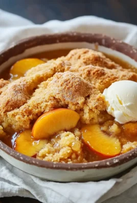 Peach Cobbler with Cake Mix