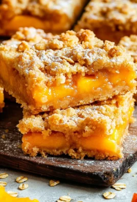Peach Crumble Bars