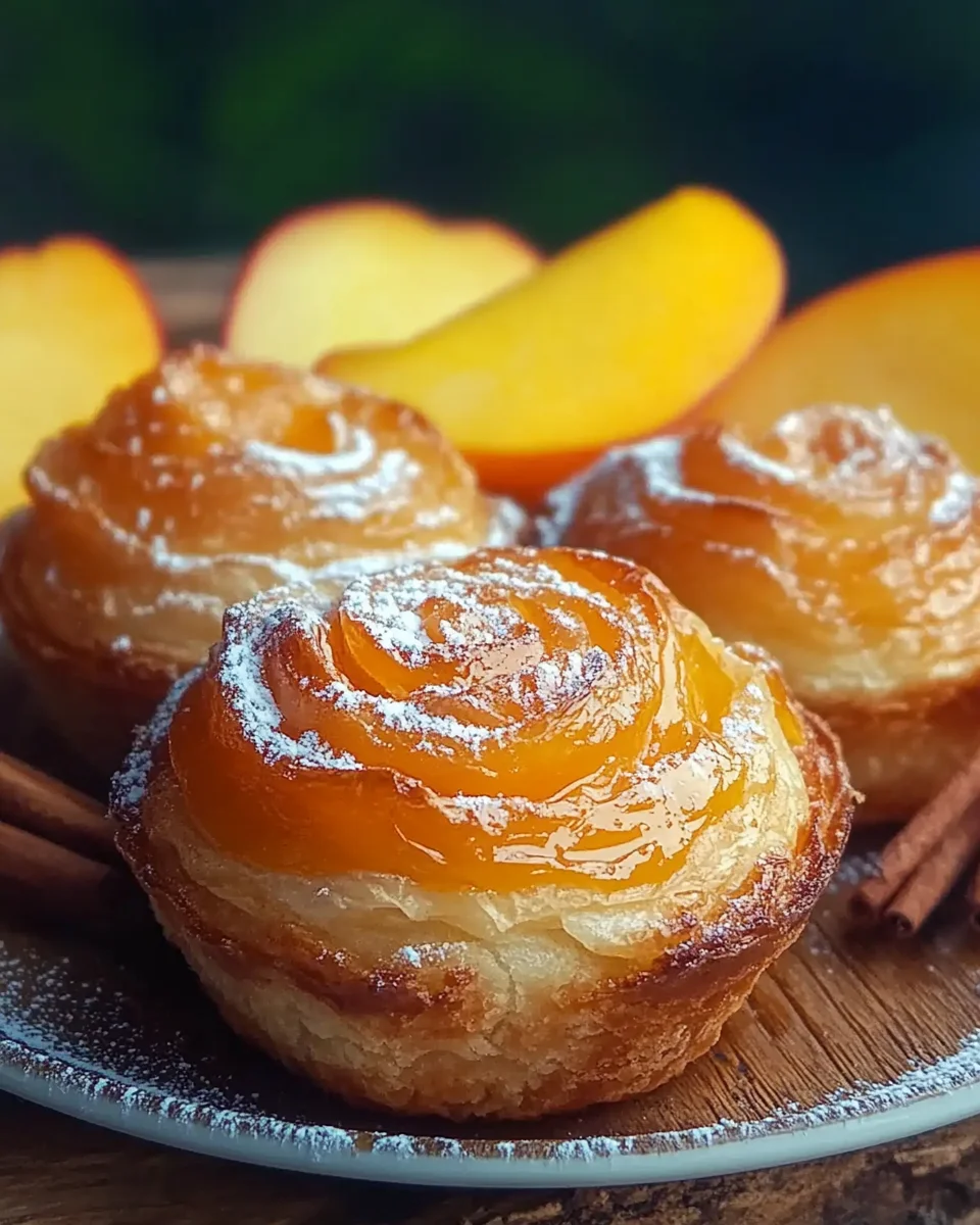 Peach Pie Cruffins Recipe