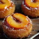 Peach Upside Down Mini Cakes