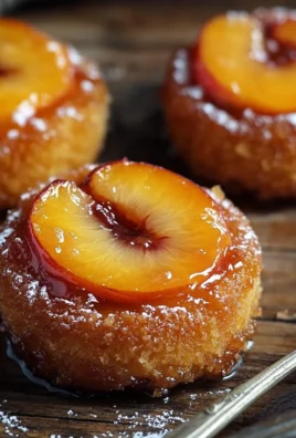 Peach Upside Down Mini Cakes