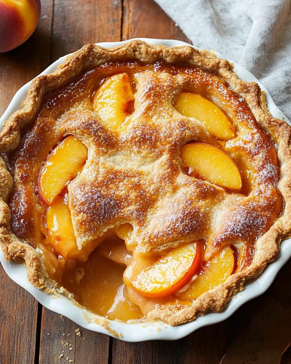 Peaches and Cream Pie