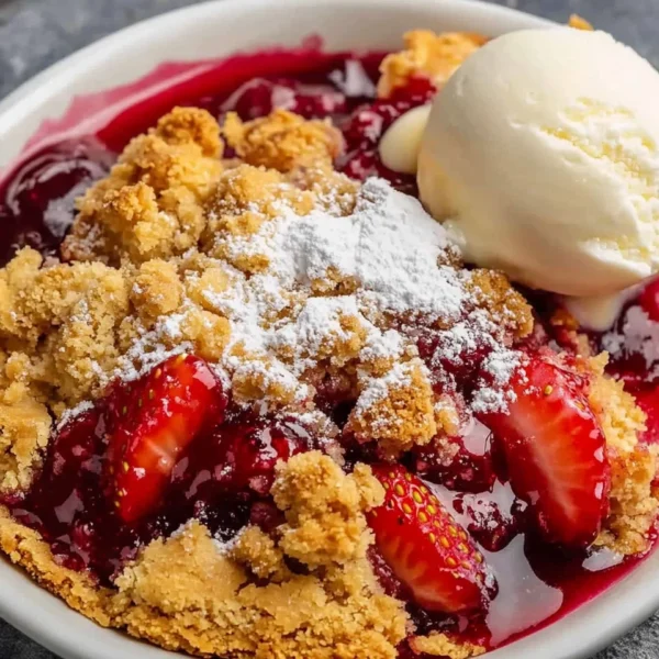 Peanut Butter and Jelly Cobbler