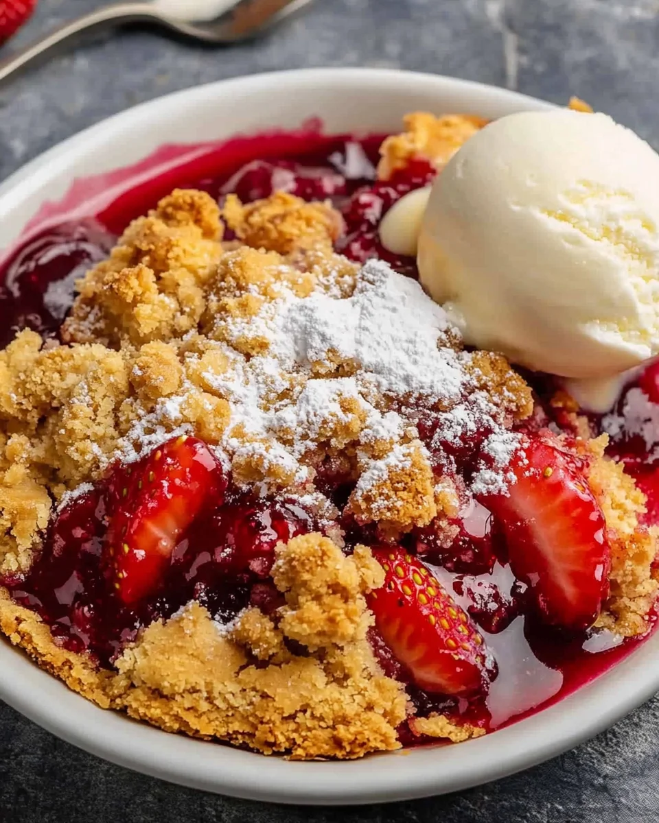 Peanut Butter and Jelly Cobbler