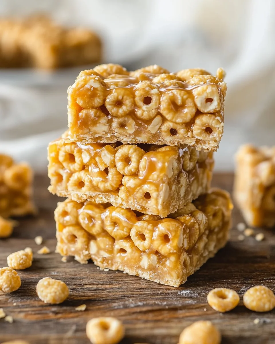 Peanut Butter Cheerio Bars