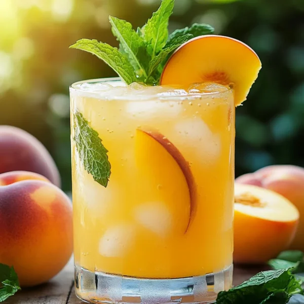 Refreshing Peach Lemonade