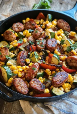 Sausage and Veggies Skillet - 30 Minute, One-Pan Meal