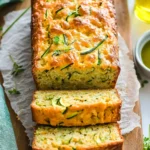 Savory Zucchini Cheddar Quick Bread