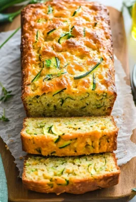 Savory Zucchini Cheddar Quick Bread