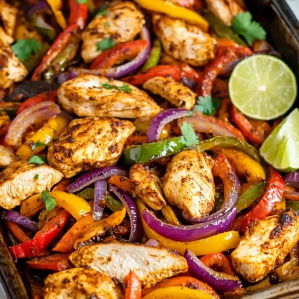Sheet Pan Chicken Fajitas