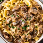 Slow Cooker Beef Stroganoff