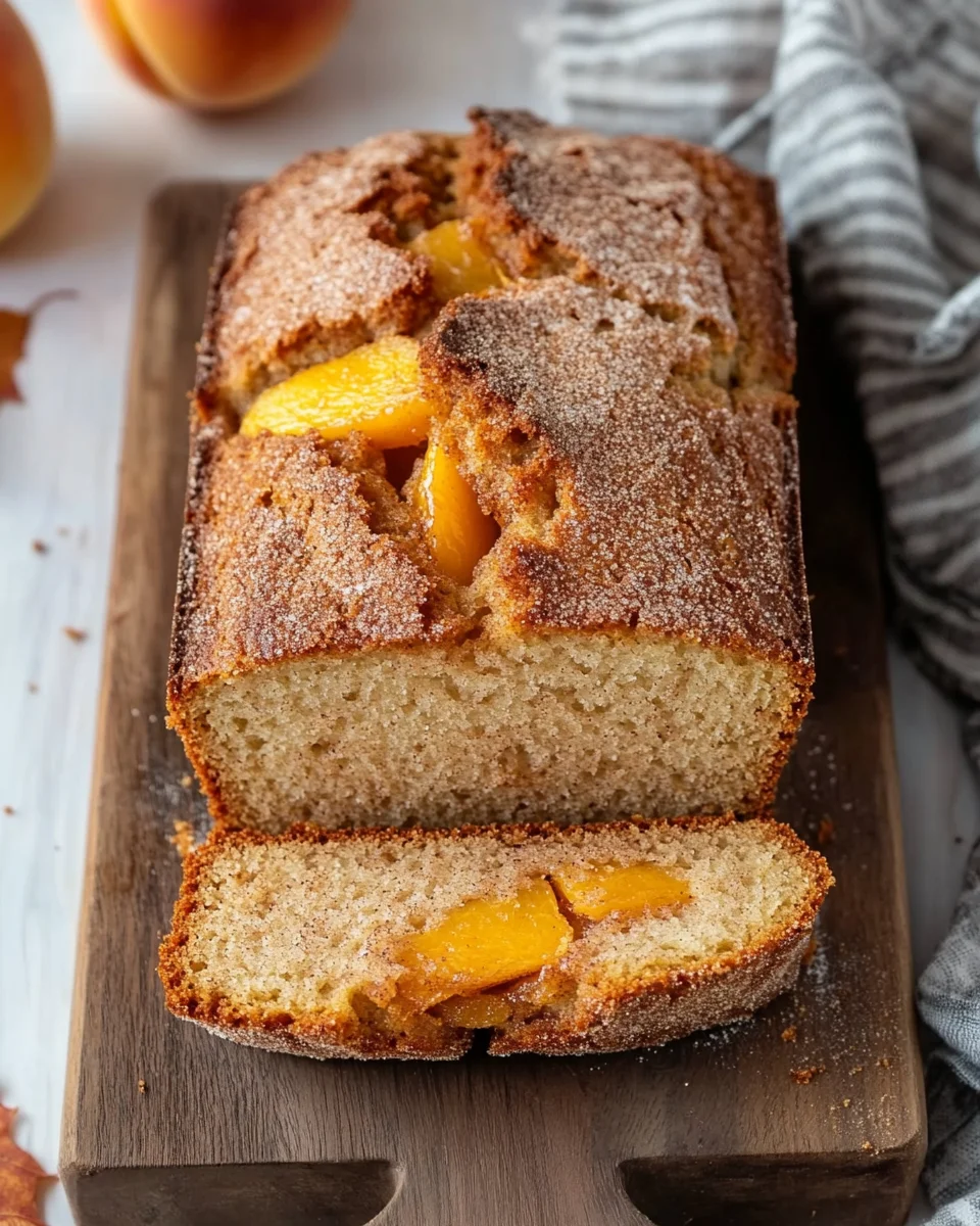 Spiced Peach Bread