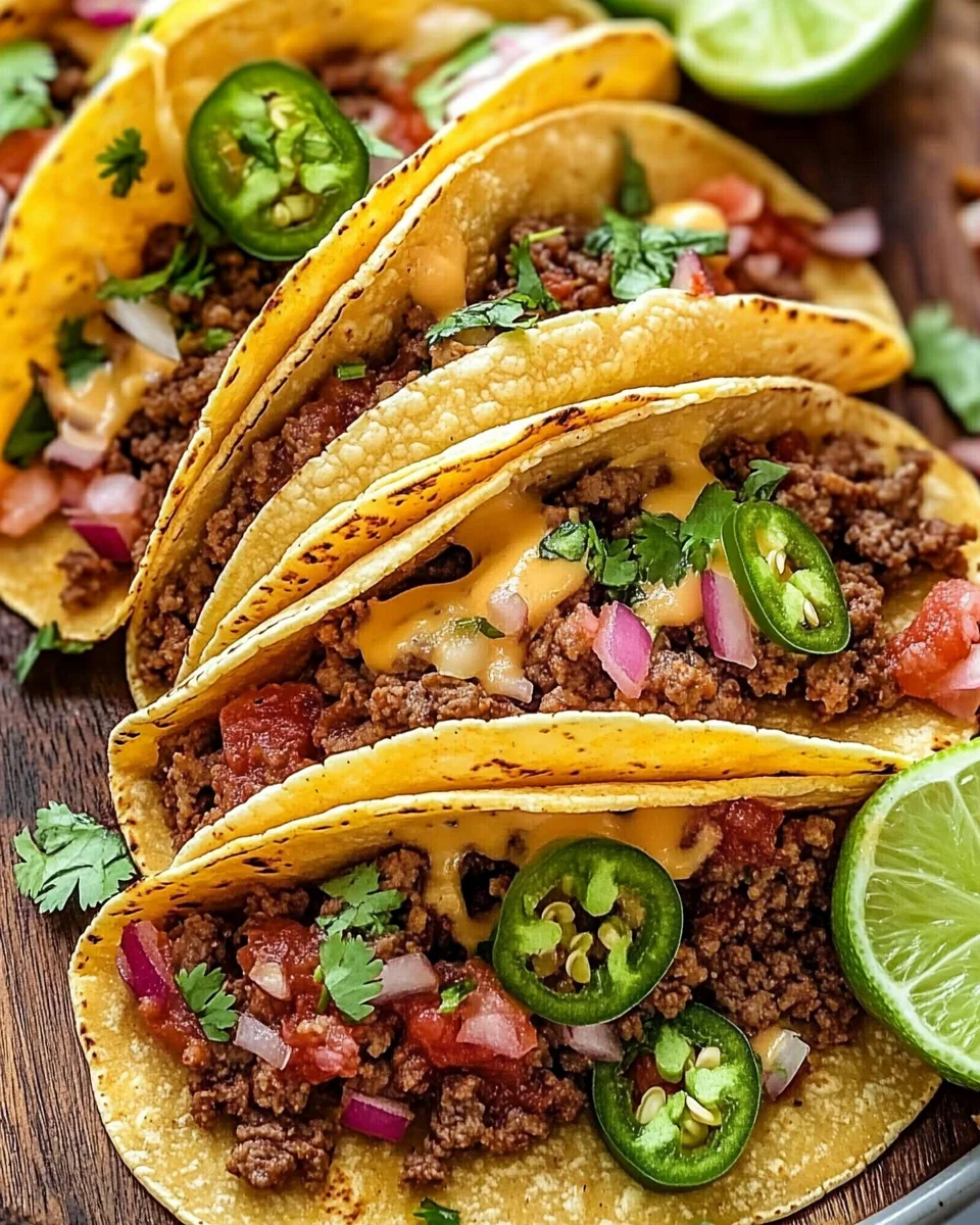 Tacos Dorados with Ground Beef