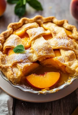 The Best Peach Pie